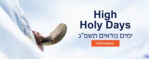 High Holy Days Information