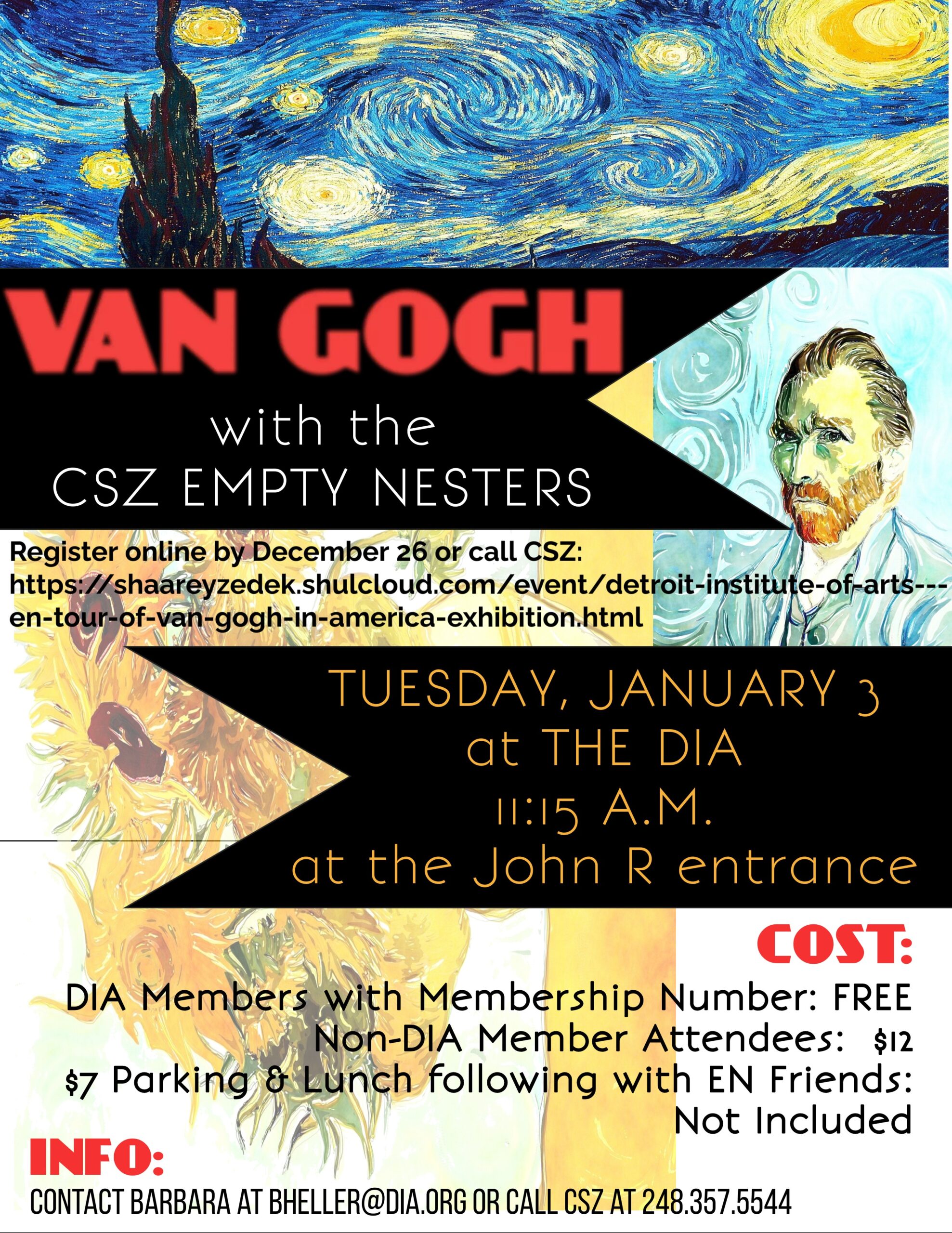 Detroit Institute of Arts - EN tour of Van Gogh in America Exhibition
