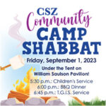 Community Shabbat Under the Tent