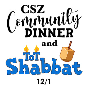 Community Dinner and Tot Shabbat