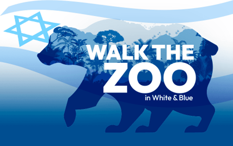 Walk the Zoo in White & Blue