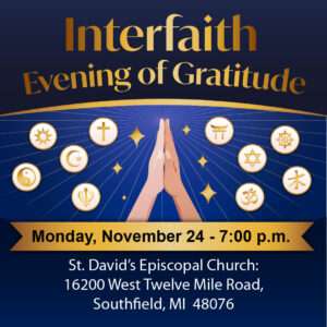 Interfaith Evening of Gratitude