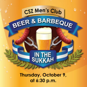 Beer & Barbeque in the Sukkah