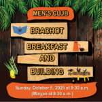 Sukkah Building with Men's Club