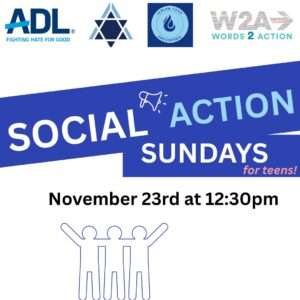 SOCIAL ACTION SUNDAYS FOR TEENS