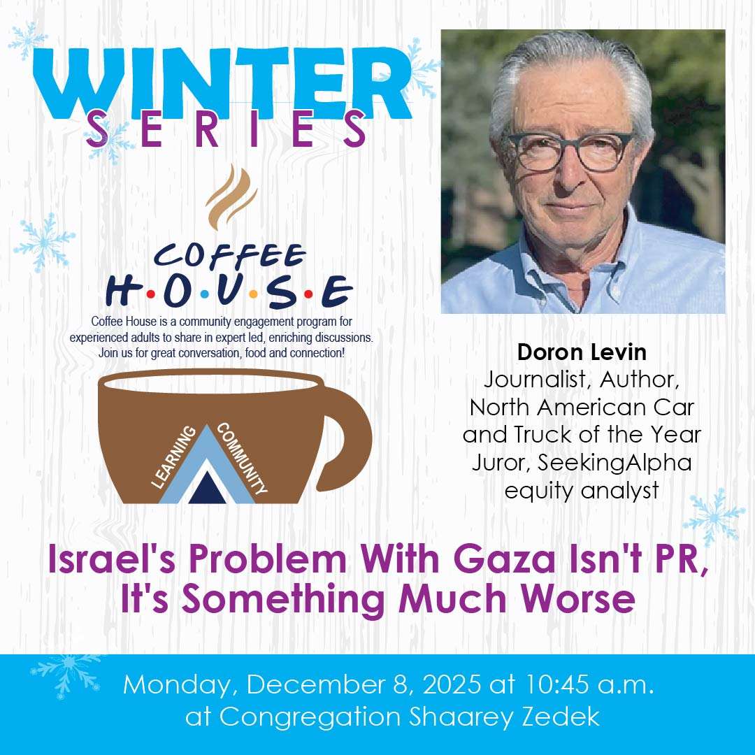 Coffee House Featuring Doron Levin
