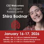 Shabbat with JTS Student Rabbi/Cantor Shira Bodnar