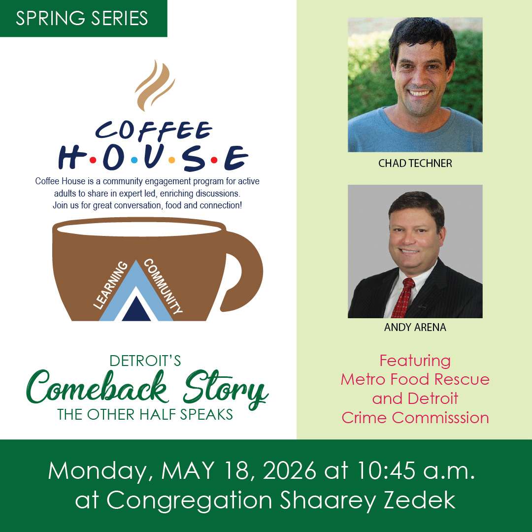 Coffee House Featuring Metro Food Rescue and Detroit Crime Commission