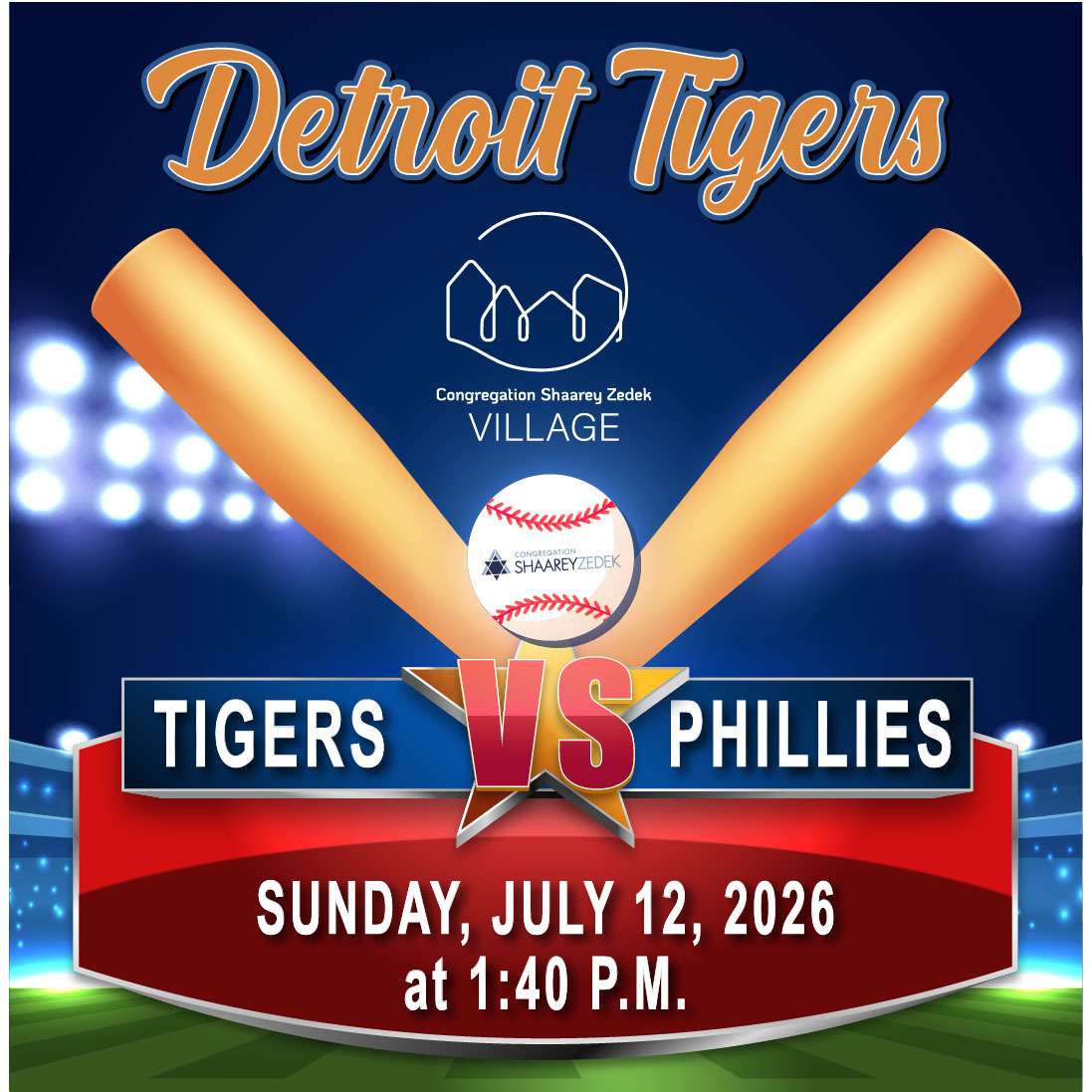 CSV Village at Tigers Game!!
