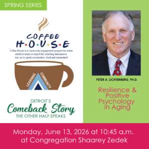 Coffee House Lunch and Learn feat. Dr. Peter Lichtenberg