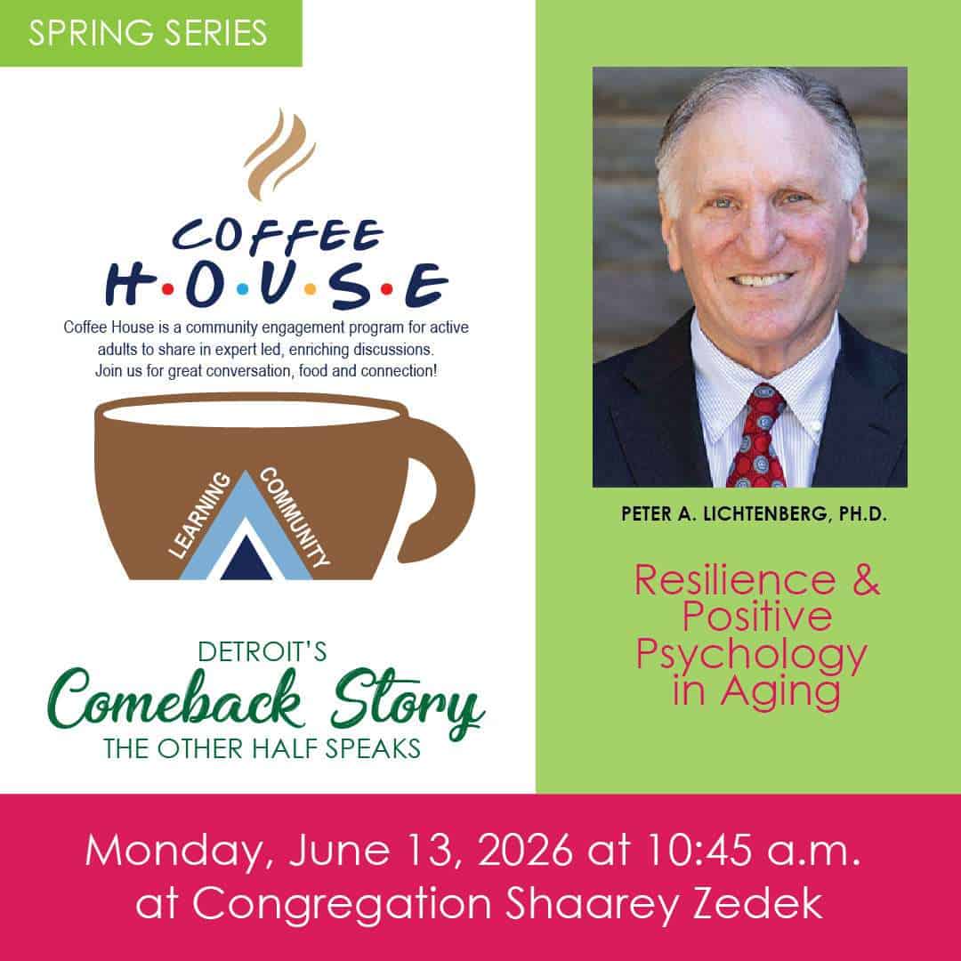 Coffee House Lunch and Learn feat. Dr. Peter Lichtenberg