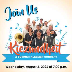 Klezundheit: A Summer Klezmer Concert for Everyone