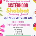 Sisterhood Shabbat
