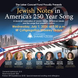 Laker Concert Fund Presents: Jewish Notes in America's 250 Year Song